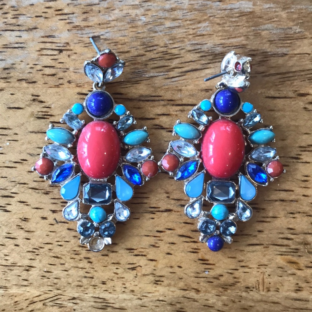 Colorful Costume Earrings